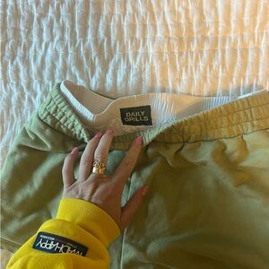 Daily Drills Olive Green Shorts